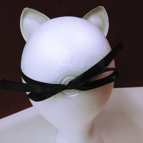 Vintage Lot of 3 Collection Fancy Dress Costume Party Hats Cat Mask Fez Asian - Picture 4 of 11